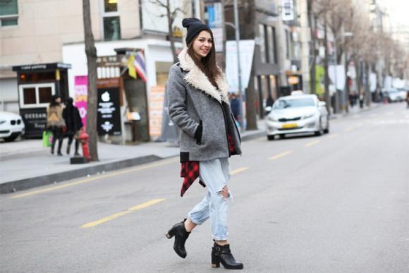 馬丁靴穿搭技巧_切爾西靴配什么襪子_秋冬靴子搭配