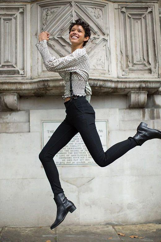 秋冬靴子搭配_馬丁靴穿搭技巧_切爾西靴配什么襪子